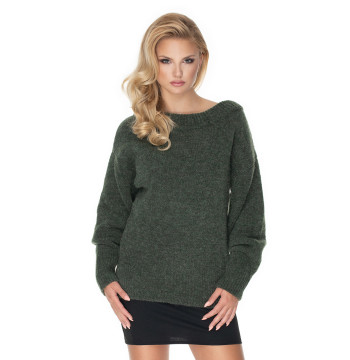 Sweter Damski Model 30064 Khaki - PeeKaBoo