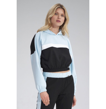 Bluza Damska Model M757 Black/Blue - Figl