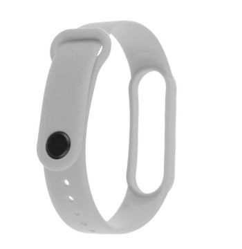 Pasek silikonowy do Xiaomi 5/6 - szary