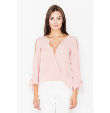 Bluzka Model M485 Pink - Figl