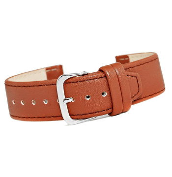 Pasek do zegarka CLASSIC - skóra 22 mm 4999-22XXL-2S Brązowy