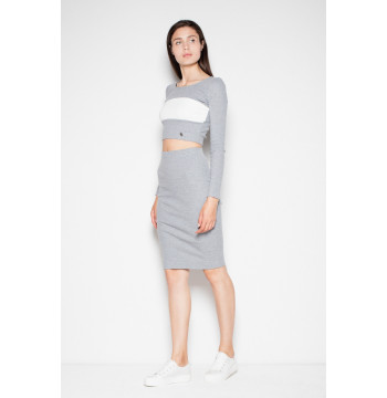 Spódnica Komplet Model VT033 Grey - Venaton
