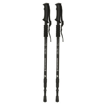 Kijki kije trekkingowe do nordic walking składane 2 sztuki czarne