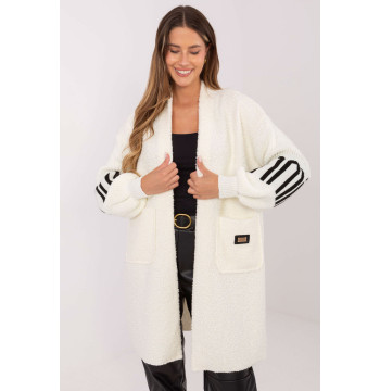 Sweter Kardigan Model IT-SW-80678.84 Ecru - Factory Price