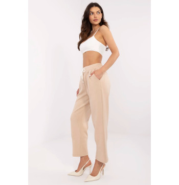 Spodnie Dresowe Model DHJ-SP-20523.66P Light Beige - Italy Moda