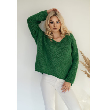 Sweter Damski Model 30080 Dark Green - PeeKaBoo
