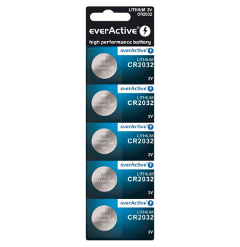 Bateria litowa guzikowa everActive CR2032 blister 5szt
