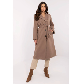 Płaszcz Damski Model MO-PL-1804.00 Dark Beige - Italy Moda