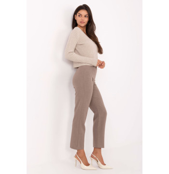 Spodnie Damskie Model IT-SP-FL9069.00 Dark Beige - Rue Paris
