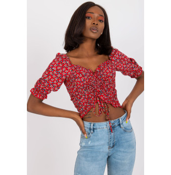 Bluzka Model RO-BZ-2516-13.11 Red - Rue Paris