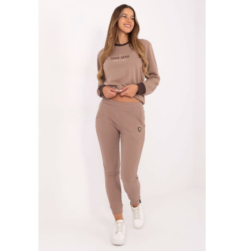 Spodnie Dresowe Model RV-DR-9602.50 Dark Beige - Relevance