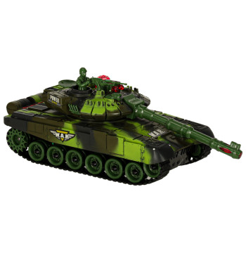 Czołg zdalnie sterowany na pilota RC War Tank 9993 2.4 GHz kamuflaż leśny