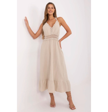 Sukienka Model MI-SK-88573.83 Beige - Italy Moda