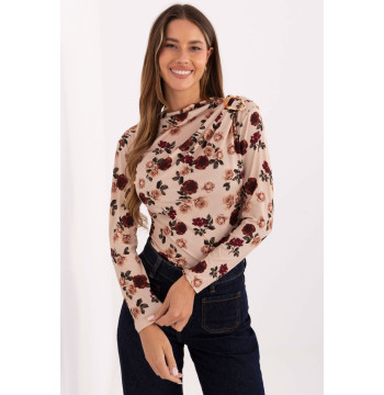 Bluzka Model IT-BZ-20315-1.19P Beige - Rue Paris