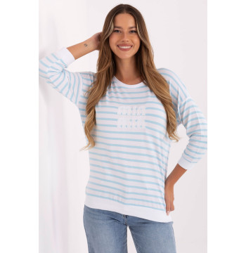 Bluzka Model RV-BZ-A790.47 White/Blue - Relevance
