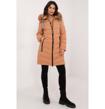 Kurtka Damska Model SK-KR-HH-2403.20 Camel - Factory Price