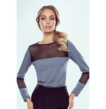 Bluzka Model Tifany Grey/Black - Eldar