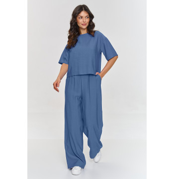 Spodnie Komplet Model M881 Blue Jeans - Makadamia