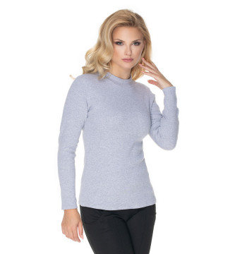 Bluzka Model 0166 Grey - PeeKaBoo