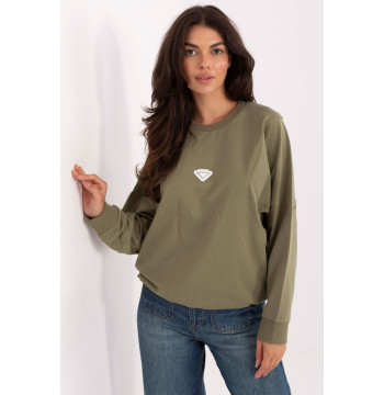 Bluza Damska Model RV-BL-A877.19P Khaki - Rue Paris