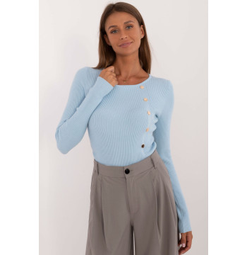 Sweter Damski Model AT-SW-2332-2.62 Light Blue - AT