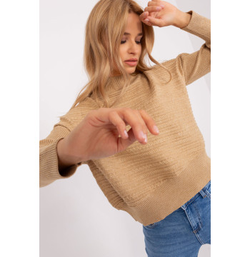 Sweter Damski Model AT-SW-2368.36X Camel - AT
