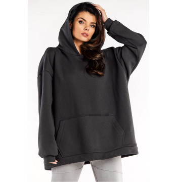 Bluza Damska Model M323 Grafit - Infinite You