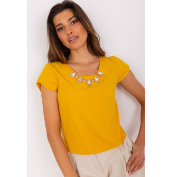 Bluzka Model LK-BZ-505783-2.01P Dark Yellow - Lakerta