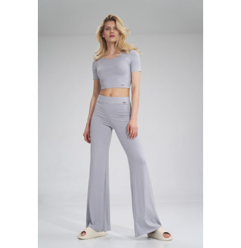 Spodnie Damskie Model M749 Light Grey - Figl