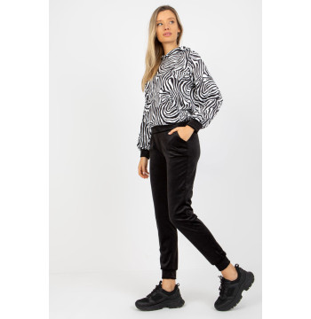 Spodnie Komplet Model WN-KMPL-2410.01P White/Black - Rue Paris