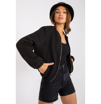 Kurtka Damska Model RV-KR-006.16 Black - Rue Paris