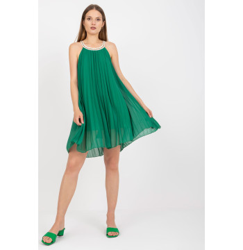Sukienka Model DHJ-SK-0010.35 Dark Green - Italy Moda