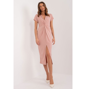 Sukienka Model DHJ-SK-17302K.93 Dark Pink - Italy Moda