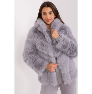 Kurtka Damska Model AT-KR-2386.00P Grey - AT