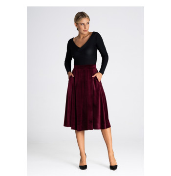 Spódnica Model M964 Bordo - Figl