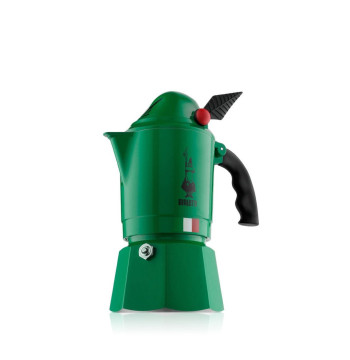 Kawiarka BIALETTI 8006363027625 (0,12 litra; kolor ciemnozielony)