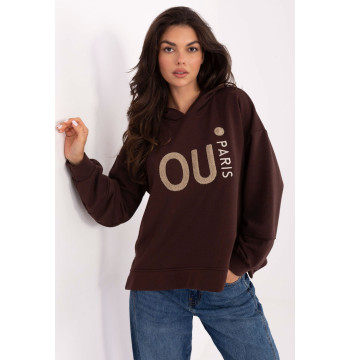 Bluza Damska Model IT-BL-H2314.26 Dark Brown - Factory Price