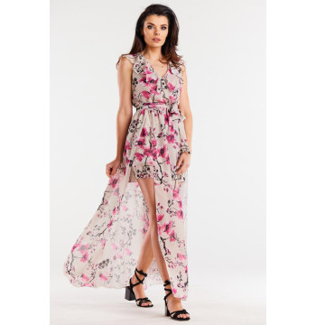Sukienka Model A502 Cherry Flowers - awama