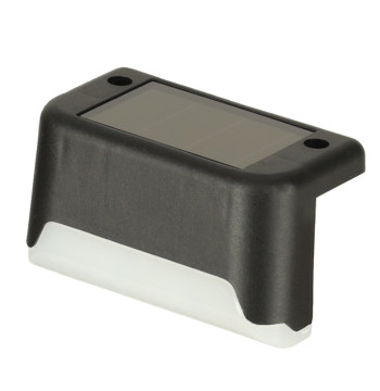 Lampa solarna schodowa ogrodowa zewnętrzna LED na schody czujnik zmierzchu 8 sztuk
