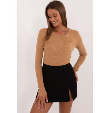 Sweter Damski Model AT-SW-2332-2.62 Camel - AT