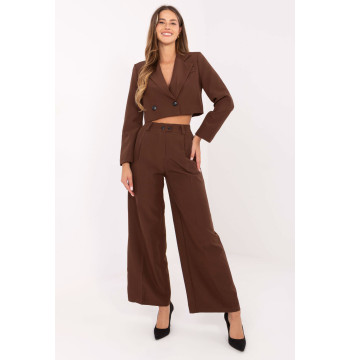 Spodnie Komplet Model IT-KMPL-FL9019.08P Brown - Rue Paris