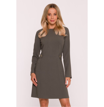 Sukienka Model S419 Khaki - Stylove