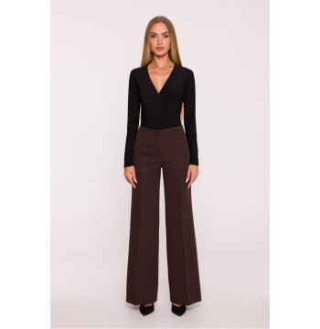 Spodnie Damskie Model MOE875 Brown - Moe