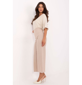 Spodnie Damskie Model IT-SP-FL9068.96 Beige - Rue Paris
