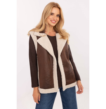 Kamizelka Model IT-KZ-96917.69 Brown - Factory Price