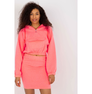 Spódnica Komplet Model EM-KMPL-705.25 Fluo Pink - Ex Moda