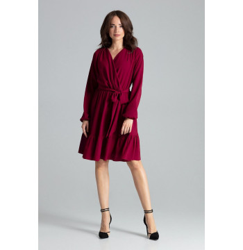 Sukienka Model L053 Bordo - Lenitif