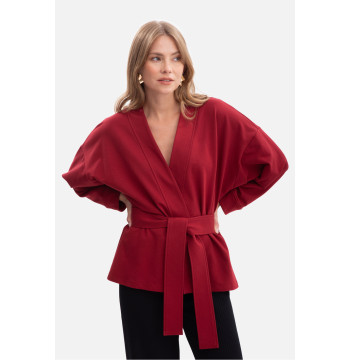 Narzutka Model B297 Bordo - BeWear