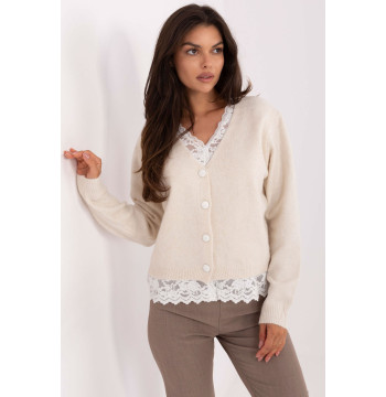 Sweter Damski Model PM-SW-F513.16 Light Beige - Factory Price