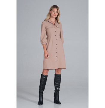 Sukienka Model M849 Beige - Figl